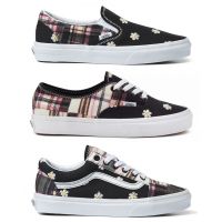 Vans รองเท้าผ้าใบ Authentic / Classic Slip-On / Old Skool | Floral Plaid Patchwork (3รุ่น)