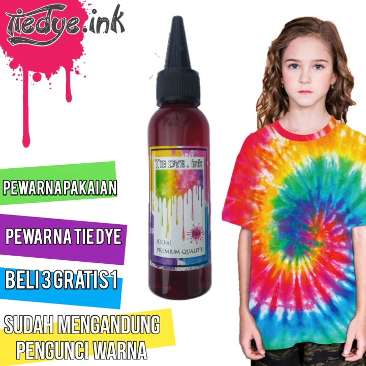 Pewarna Pakaian / pewarna Kain / Pewarna Tie dye Pink | Lazada Indonesia