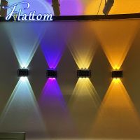 2023 NEW Strong Brightness Solar LED Outdoor Wall Lamps Waterproof Garden Decor Lamp Balcony Courtyard Outdoor Solar Wall Light