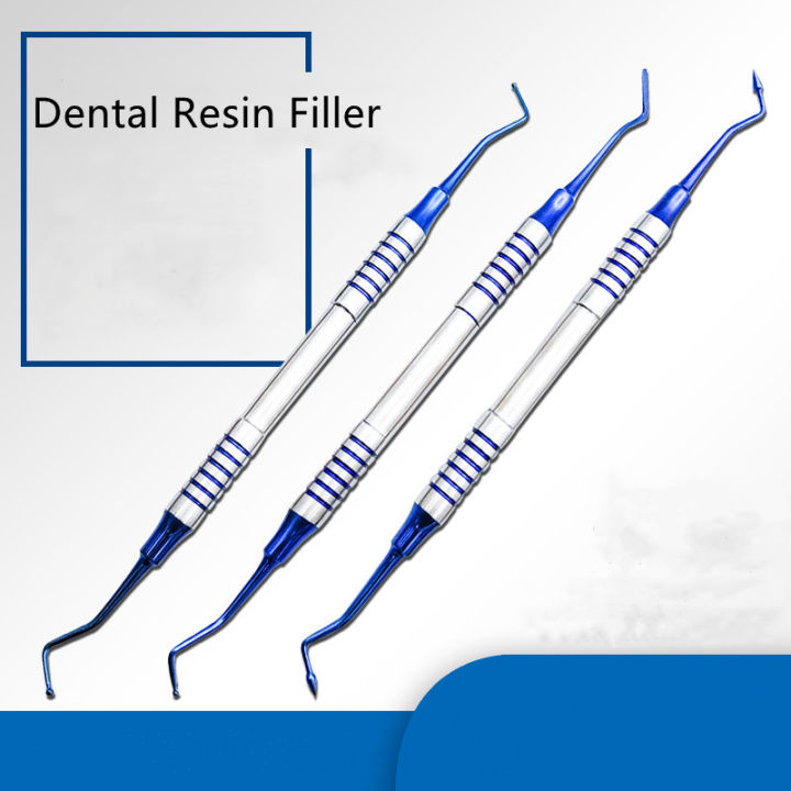 1ชิ้นทันตกรรมคอมโพสิตเรซิ่นบรรจุไม้พายความงามฟื้นฟูชุดเรซิ่นฟิลเลอร์ชุดเครื่องมือทันตกรรมไม้พายเครื่องมือทันตกรรม