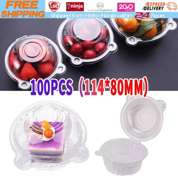 100pcs Net Red Small Sauce Packing Box Dessert Containers Food