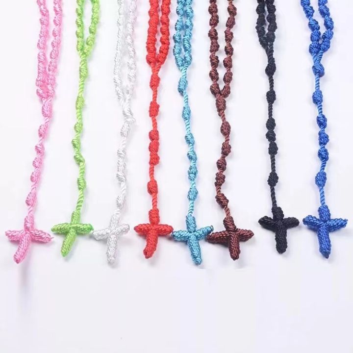 12-pcs-new-style-color-rope-european-and-american-creative-black-handmade-woven-knotted-in-stock