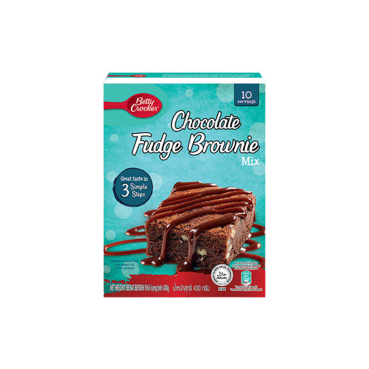 Betty Crocker Chocolate Fudge Brownie Mix 430g Lazada Ph