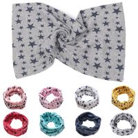 ▨✢  Children Warm Cotton Scarf Boys Girls Stars Printed Snood Outdoor Neck Warmer Long Scarf Windproof Collar Scarves 9 Colors