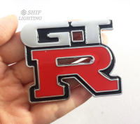 เพจโลโก้ แต่ง นิสสัน จีทีอาร์ Metal GTR Logo Car Auto Decorative Rear Trunk Emblem Badge Sticker Decal For NISSAN GTR