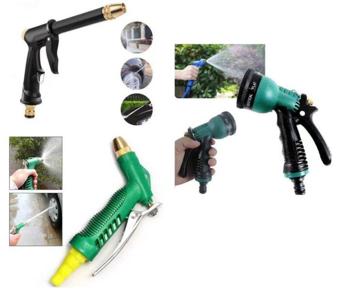 HOSE NOZZLE Lever Spray Car/Bike Cleaning Garden Hose Sprayer High