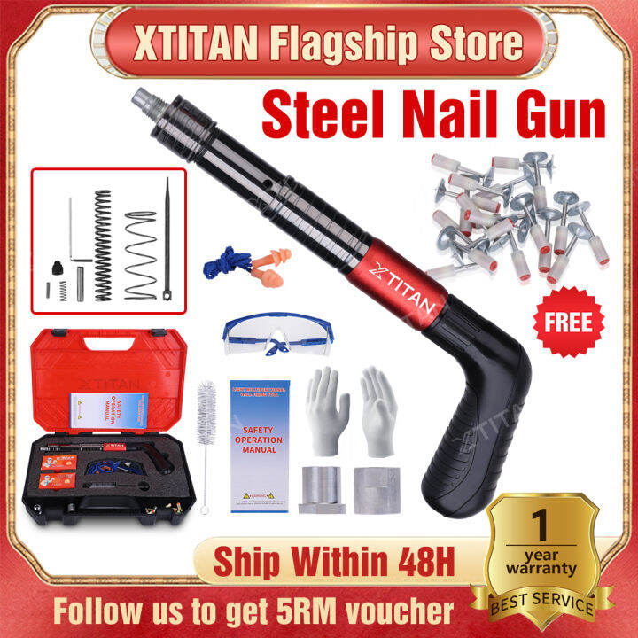 【XTITAN Flagship Store】Manual Steel Nail Gun Ceiling Concrete Wall