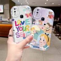 เคส Y85 Vivo แฟชั่นพรีเมี่ยมเคสโทรศัพท์ลายดอกไม้สวยงามเด็กหญิงเด็กชายเรียบง่ายเคสซิลิโคนนิ่มกันกระแทกฝาครอบป้องกันด้านหลังคู่