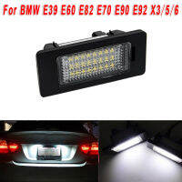 12V LED License Plate Lights Bulb For BMW E39 E60 E82 E70 E90 E92 X356 6000K Xenon White Error Free License Bulb