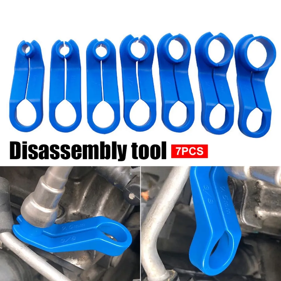 7Pcs Ac Auto Fuel Line Disconnect Tool Air Conditioner Transmission Oil  Cooler Line Tools Car Repair Kit Set For ford Chrysler