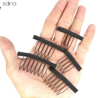 SDINA เครื่องมือทำวิกผมแข็ง10ชิ้น/ล็อต,เครื่องมือทำวิกผมแข็งแรงทนทาน3/4/5/6/7ฟันสำหรับหมวกแฮร์พีซสำหรับสานต่อวิกผมอุปกรณ์เสริมวิกผมกิ๊ฟหนีบผมเย็บผมเครื่องมือวิกผม