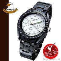 AMERICA EAGLE นาฬิกาข้อมือสุภาพบุรุษ สายสแตนเลส รุ่น AE054G - Black / White