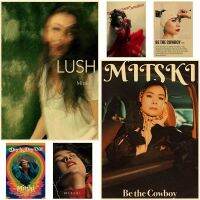 ❃◘ นักร้องฮิปฮอป Mitski วินเทจโปสเตอร์เขียวขจีเป็นคาวบอยตกแต่งบ้านจิตรกรรมฝาผนังผนังตกแต่งภาพวาดประดับห้องความงามของขวัญ