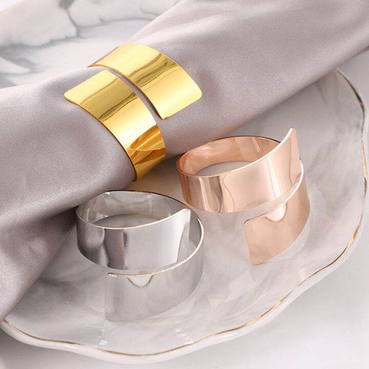 12pcs-rose-gold-metal-table-decor-napkin-ring-holder-spring-for-easter-dinner-valentines-day