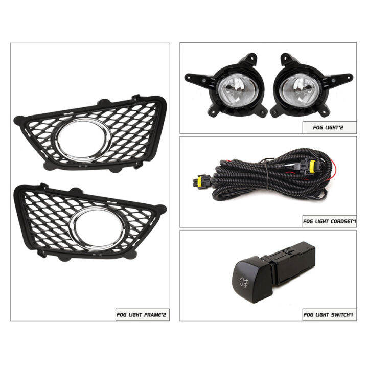 For 2008 2009 2010 KIA Sportage Fog Lamp Assembly Halogen Fog Lights