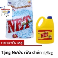 [HCM] ComBo Bột giặt NET Extra 6kg New + NRC 750g Hương chanh thumbnail