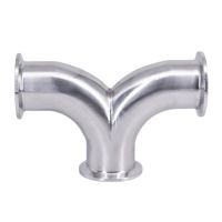 19mm-108mm Pipe OD x 1.5" 2" 2.5" 3" 4" Tri Clamp Y-Shaped Elbow 3 Ways SUS 304 Stainless Steel Fitting Pipe Fittings Accessories