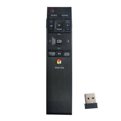 ใช้ได้กับสมาร์ททีวีโค้ง Samsung BN59-01220E RMCTPJ1AP2 BN5901220E การเปลี่ยนชิ้นส่วนสำหรับควบคุมระยะไกล YY-605 + ตัวรับ USB