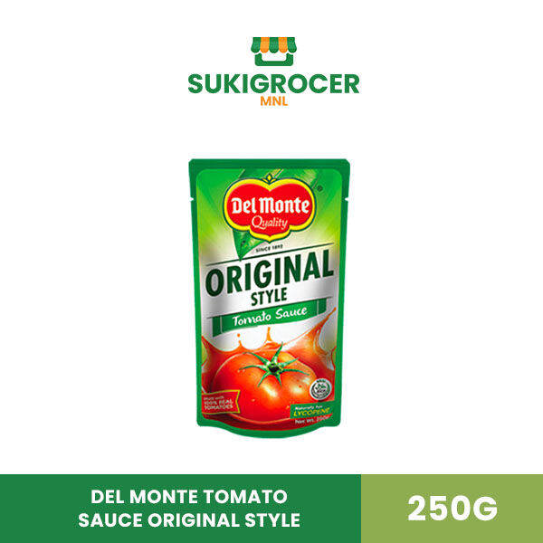 Del Monte Tomato Sauce Original Style 250G Lazada PH