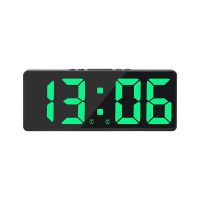 Creative Number Clock Color Nightlight Temperature Calendar Alarm Clock LED Large Number Electronic Clock Backlight Home Decor