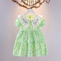 2023 New Summer Kids Dress Dot Pattern Girls Dresses  by Hs2023