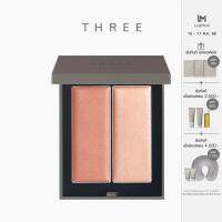 THREE Shimmering Glow Duo ทรี ชิมเมอริ่ง โกลว์ ดูโอ ผลิตภัณฑ์ตกแต่งใบหน้า