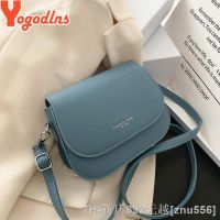 hot【DT】■  Yogodlns Saddle Shoulder Leather Crossbody Color Flap Messenger Designer Handbags