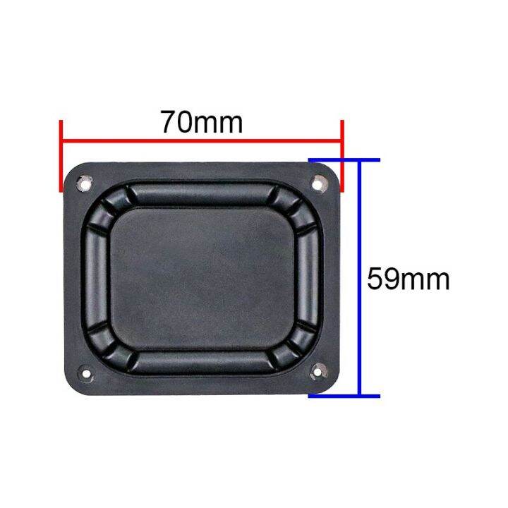 แผ่นซับวูฟเฟอร์ลำโพงแบบไม่มีเครื่องขยายเบส-ghxamp-แผ่นซับวูฟเฟอร์ตัวช่วยความถี่ต่ำอุปกรณ์เสริมสำหรับชิ้นส่วนเครื่องเสียง-diy-2ชิ้น