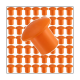 80 Pcs Mushroom Rebar Safety Cover Orange Rebar Covers Caps for Rebar Stake, Rebar Size 3- 8, 10M -25M