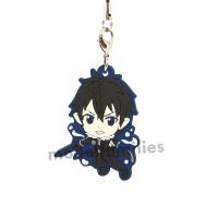 Kirito (คิริโตะ) พวงกุญแจป้ายยาง Sword Art Online ซอร์ดอาร์ตออนไลน์ (SAO) งาน BANPRESTO แท้จากญี่ปุ่น