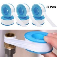 3pcs PTFE Plumbing Thread Seal Tape Oil-Free Leakproof Sewer Plug Water Pipe Faucet Repair Tool Adhesives Sealants Adhesives Tape