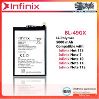 แบตเตอรี่ Infinix Hot 11S / Note 10 / Note 11i / Note 11S / Note 7 BL-49GX Battery 5000mAh