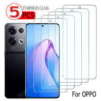 5PCS ป้องกันกระจกสำหรับ OPPO Reno 8 Pro Plus 5 Lite ป้องกันหน้าจอสำหรับ OPPO Reno 6 7 Pro 4 Z สำหรับ OPPO ค้นหา X3 X5 Lite-fi9o