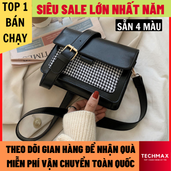 Túi đeo chéo nữ dây da mẫu vintage hot trend phong cách lịch sự - ảnh sản phẩm 1