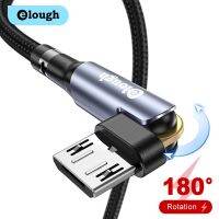 HOT weime428 - / Elough 180หมุน3เมตร Micro USB Type C เคเบิ้ลอย่างรวดเร็วชาร์จ3A ชาร์จโทรศัพท์มือถือ Microusb สายข้อมูลสำหรับ Xiaomi หัวเว่ยซัมซุง