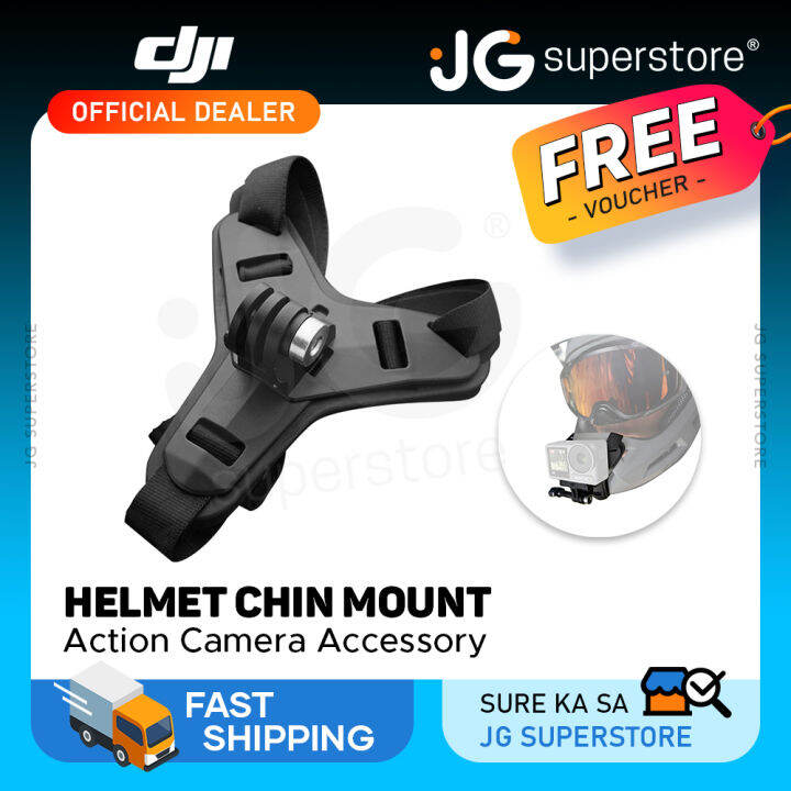 DJI Motorcycle Helmet Chin Mount Strap with Locking Screw for Action 2