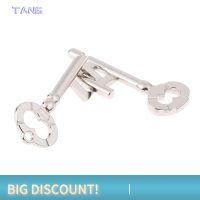 ?【Lowest price】TANG เครื่องทดสอบความคิดเชิงนวัตกรรมสำหรับเด็กเครื่องทดสอบสมองแบบมีกุญแจล็อกของเล่นคลายการบีบอัดการพัฒนาของเล่นเกมปริศนาวงแหวนอัลลอย