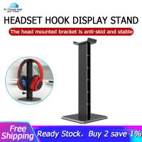 Headphone Holder ABS Stand Lightweight Stable Desktop Bracket With Sticker For Gaming Headphones Headsets