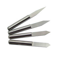 10Pcs 101520253040456090องศา PCB แกะสลัก Bit V Shap Tip End Mill ทังสเตนคาร์ไบด์3D 3.175 18เครื่องตัด