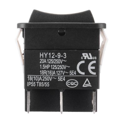 【cw】 New Push HY12-9-3 6 Pins Industrial Electric Rocker ON OFF 125/250V 18/20A