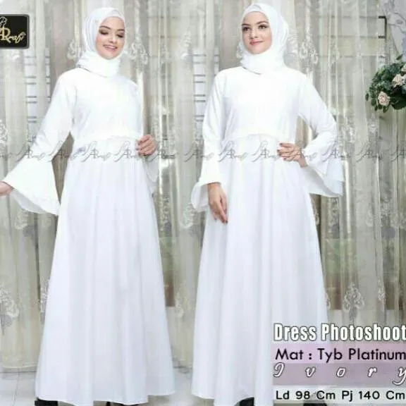 Warna jilbab untuk baju putih tulang