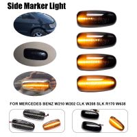 【CW】Sequential Flashing LED Turn Signal Side Marker Light For Mercedes BENZ W202 W210 W208 R170 Vito W638 Dynamic Blinker Indicator