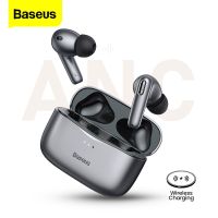 Baseus หูฟังบลูทูธ S2 TWS ANC 5.0 True Wireless หูฟังตัดเสียงรบกวนแบบแอกทีฟหูฟังแบบมีสายชุดหูฟังระบบสัมผัสเสียง Hi-Fi