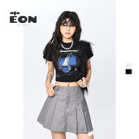 Gifts Spot Eon Tide Brand | New Real Shot Bd Series American Retro Hot Girl Exposed Navel Short -Sleeved T -Shirt