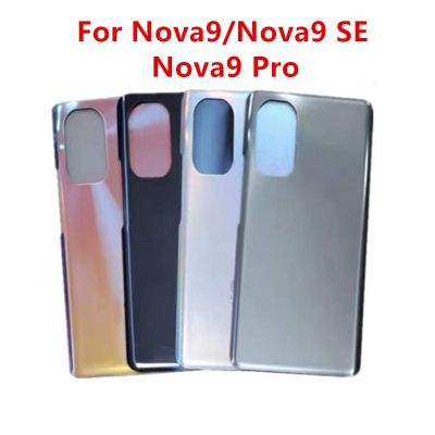 Nova9 Housing For Huawei Nova 9 SE 9 Pro Glass Battery Cover Repair Replace Back Door Phone Rear Case + Logo Adhesive Replacement Parts