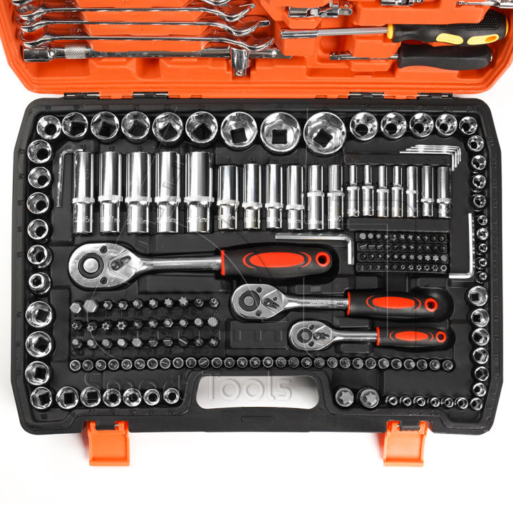 stellar-king-tools-เครื่องมือช่าง-ประแจ-ชุดบล็อก-216-ชิ้น-ชุดใหญ่-ขนาด-1-4-นิ้ว-3-8-นิ้ว-1-2-นิ้ว-ชุดเครื่องมือ-ชุดประแจ-ลูกบล็อก-บล็อก-ไขควง-king-tools-series-ผลิตจากเหล็ก-cr-v-แท้-รุ่น-skt-216pcs