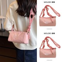 Summer Pink Messenger Toast Pillow Bag Female 2023 New Trendy Leisure Sports Large Capacity Commuter Canvas Bag 【QYUE】