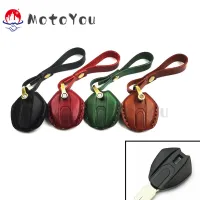 for Ducati MONSTER 696 796 M1100S M1200S 821 848 1098 1199 1299 Leather Keychain Protective Case Cover Motorcycle Accessories