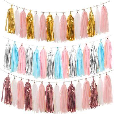 Baby Shower Unicorn Birthday Giver Supplies Wedding Decoration New Color Paper Tassel