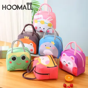 1pc 3d Cartoon Lunch Box Bag For Kids, Cute Thermal Insulated